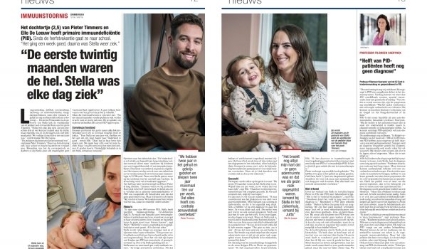 Bubble ID - De eerste twintig maanden waren  de hel. Stella was elke dag ziek